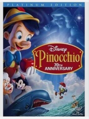 Walt Disney Pinocchio 70th Anniversary Platinum Edition DVD 2-Disc Animation Fa…